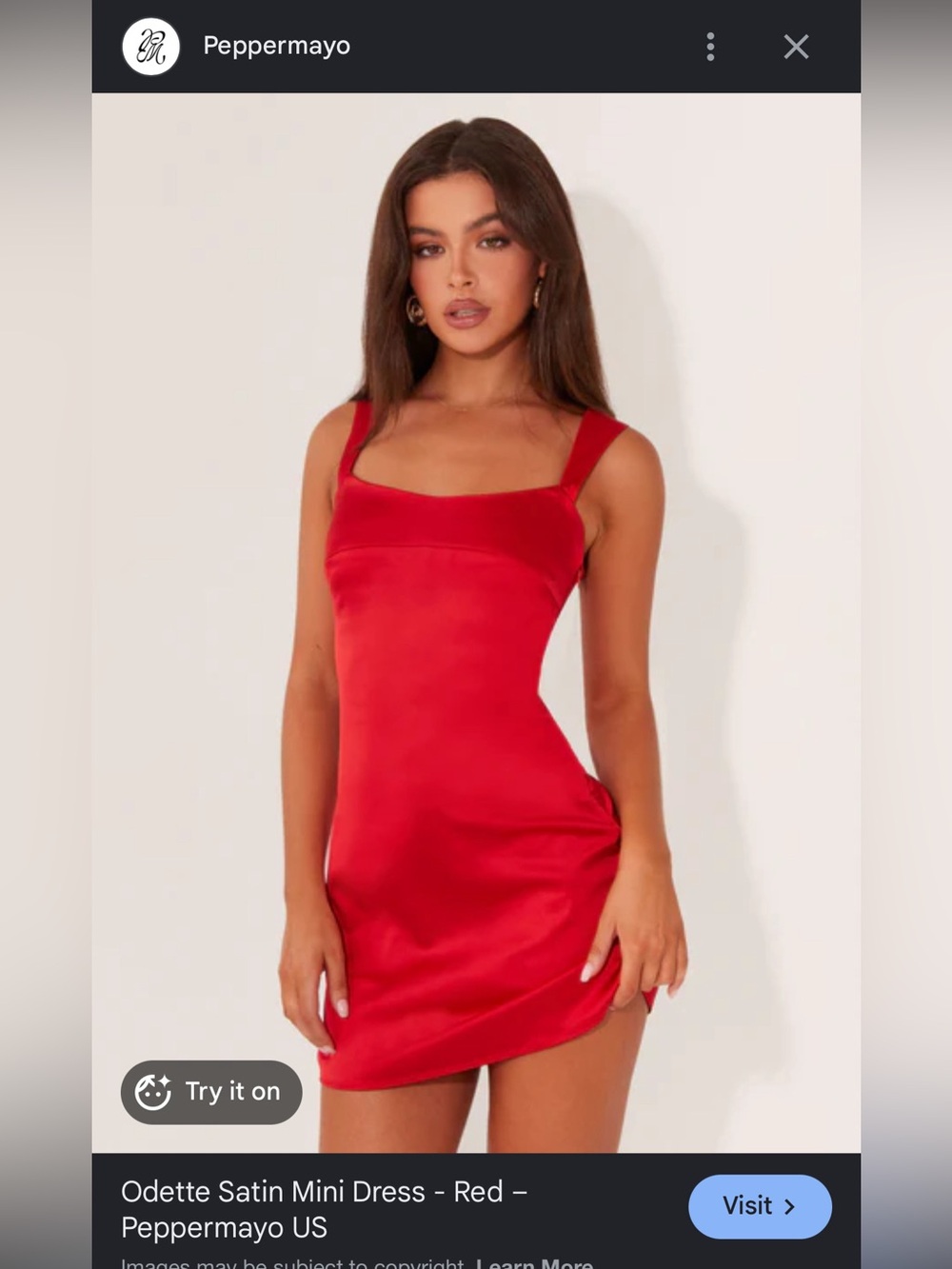 Red Peppermayo Dress